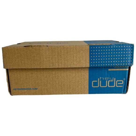 Hey Dude Wally Toddler Shoes Linen Stone Gray Slip On Size K6 M New In Box - Picture 14 of 14